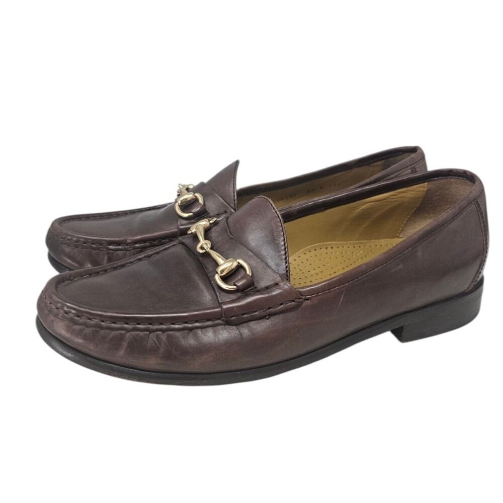 Cole Haan 8.5 Brown Leather Horsebit Loafer Classic Academia Professional Career
